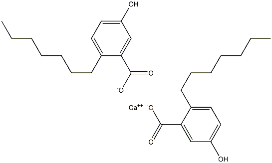  Bis(2-heptyl-5-hydroxybenzoic acid)calcium salt