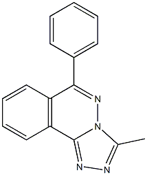 3-Methyl-6-phenyl-1,2,4-triazolo[3,4-a]phthalazine Structure