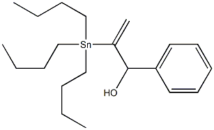1-Phenyl-2-(tributylstannyl)-2-propene-1-ol Structure