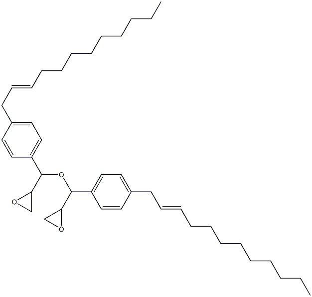 4-(2-Dodecenyl)phenylglycidyl ether,,结构式