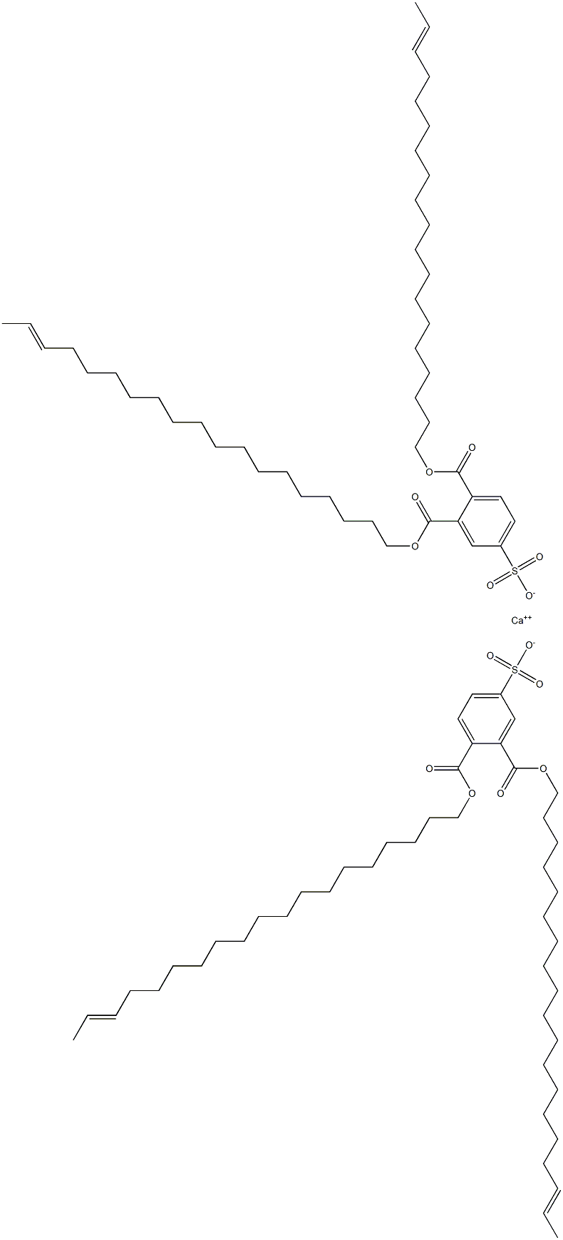 Bis[3,4-di(17-nonadecenyloxycarbonyl)benzenesulfonic acid]calcium salt