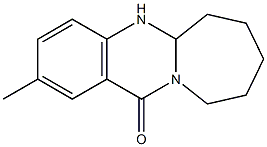 5a,6,7,8,9,10-Hexahydro-2-methylazepino[2,1-b]quinazolin-12(5H)-one 结构式