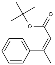 (Z)-3-Phenyl-2-butenoic acid tert-butyl ester Structure