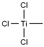 メチルトリクロロチタン(IV) 化学構造式