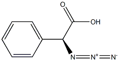 (S)-2-Azido-2-phenylacetic acid 结构式
