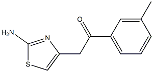 2-Amino-4-[(3-methylphenyl)carbonylmethyl]thiazole