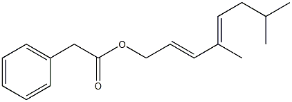 Phenylacetic acid 4,7-dimethyl-2,4-octadienyl ester