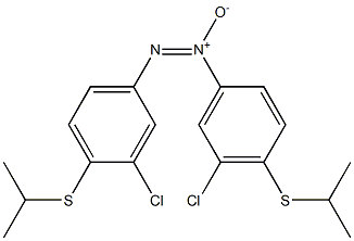 3',5-Dichloro-4,4'-bis(isopropylthio)azoxybenzene Structure