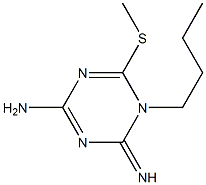  1-Butyl-2-imino-4-amino-6-(methylthio)-1,2-dihydro-1,3,5-triazine