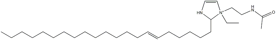 1-[2-(Acetylamino)ethyl]-1-ethyl-2-(6-henicosenyl)-4-imidazoline-1-ium,,结构式