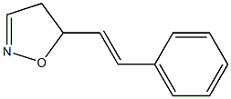 4,5-Dihydro-5-(2-phenylethenyl)isoxazole 结构式