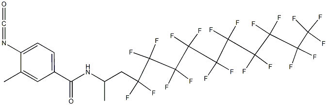 4-Isocyanato-3-methyl-N-[2-(henicosafluorodecyl)-1-methylethyl]benzamide