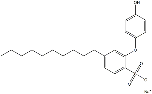 4'-Hydroxy-5-decyl[oxybisbenzene]-2-sulfonic acid sodium salt