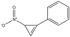 1-Phenyl-3-nitrocyclopropene Structure
