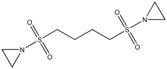 1,1'-(Tetramethylenedisulfonyl)bisaziridine,,结构式