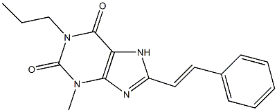 3-Methyl-1-propyl-8-(2-phenylethenyl)xanthine