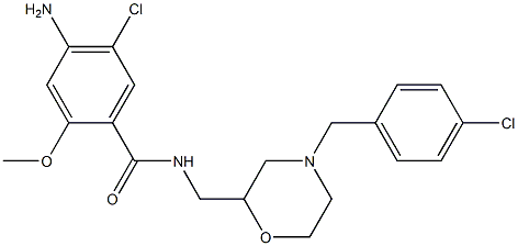 4-Amino-5-chloro-2-methoxy-N-[[4-(4-chlorobenzyl)-2-morpholinyl]methyl]benzamide