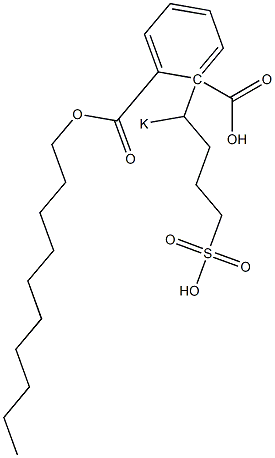 Phthalic acid 1-decyl 2-(1-potassiosulfobutyl) ester