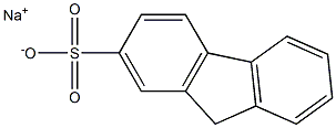9H-フルオレン-2-スルホン酸ナトリウム 化学構造式