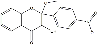 2-Methoxy-4'-nitroflavanonol,,结构式