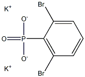 2,6-ジブロモフェニルホスホン酸ジカリウム 化学構造式