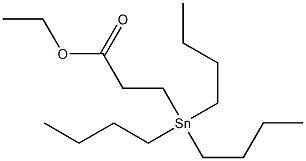 3-(Tributylstannyl)propionic acid ethyl ester,,结构式