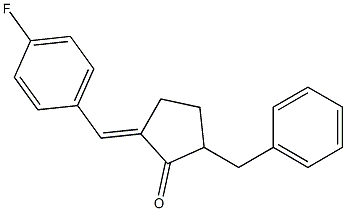  2-[(E)-4-Fluorobenzylidene]-5-(benzyl)cyclopentan-1-one