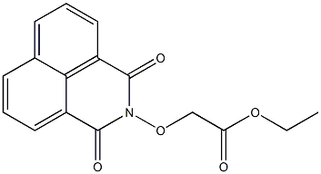 [(2,3-Dihydro-1,3-dioxo-1H-benzo[de]isoquinoline)-2-yloxy]acetic acid ethyl ester Struktur