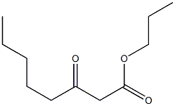 3-Ketocaprylic acid propyl ester Structure