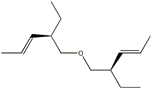 (+)-[(R)-1-Ethyl-2-butenyl]methyl ether Struktur