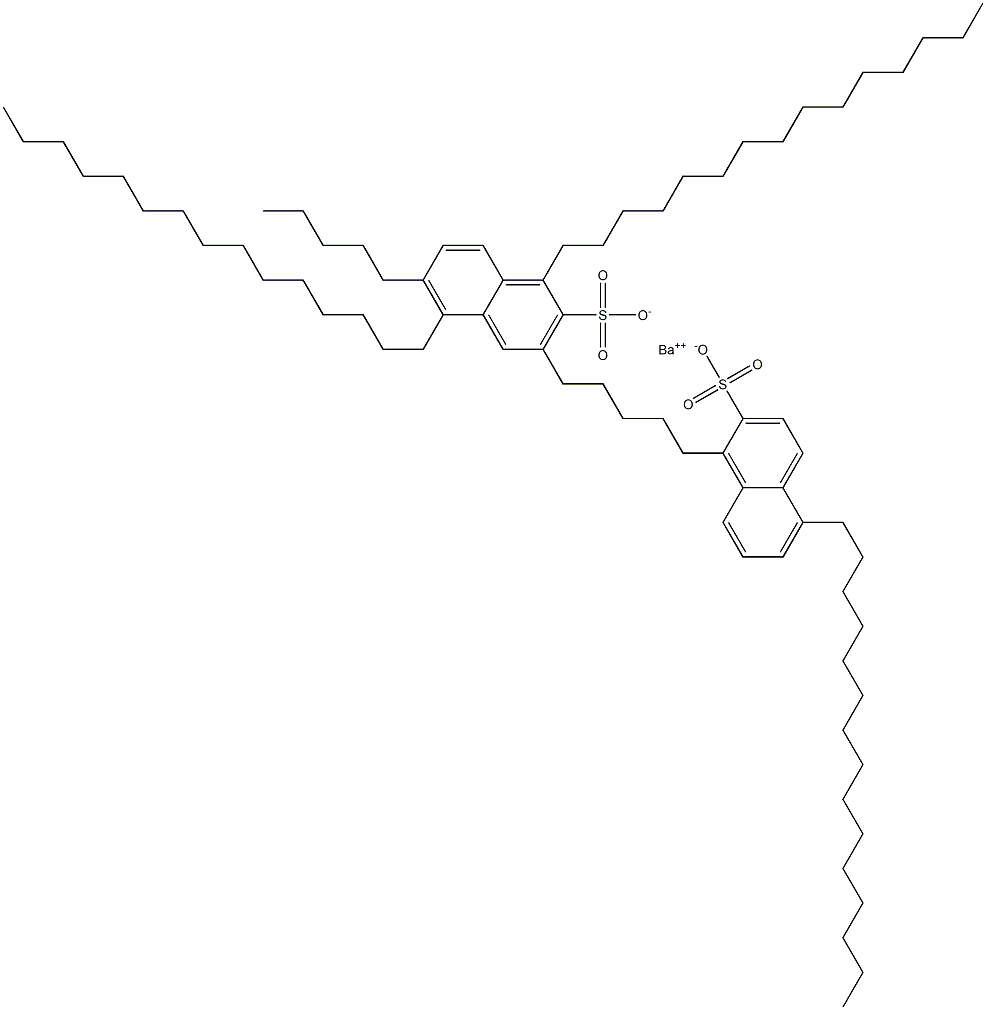  Bis(1,5-dipentadecyl-2-naphthalenesulfonic acid)barium salt