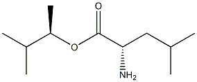 (R)-2-アミノ-4-メチルペンタン酸(S)-1,2-ジメチルプロピル 化学構造式
