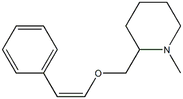 1-Methyl-2-[[(Z)-styryloxy]methyl]piperidine