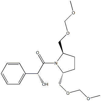 (2R,5R)-2,5-Bis(methoxymethoxymethyl)-1-[(R)-hydroxyphenylacetyl]tetrahydro-1H-pyrrole Structure