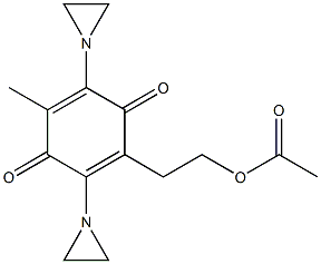Acetic acid 2-[2,5-bis(1-aziridinyl)-3,6-dioxo-4-methyl-1,4-cyclohexadienyl]ethyl ester