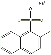 2-Methyl-1-naphthalenesulfonic acid sodium salt Structure