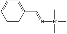 (E)-2-Benzylidene-1,1,1-trimethylhydrazinium Structure