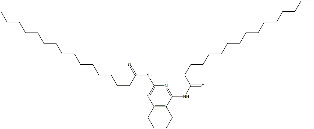 N,N'-[(5,6,7,8-Tetrahydroquinazoline)-2,4-diyl]bis(hexadecanamide),,结构式