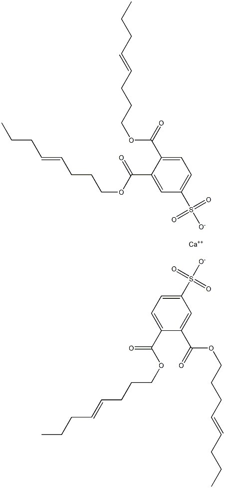 Bis[3,4-di(4-octenyloxycarbonyl)benzenesulfonic acid]calcium salt