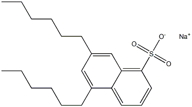  5,7-Dihexyl-1-naphthalenesulfonic acid sodium salt