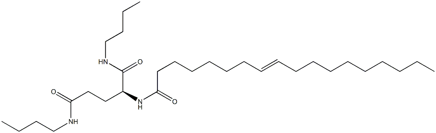 N2-(8-Octadecenoyl)-N1,N5-dibutylglutaminamide Structure