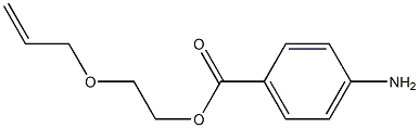 p-Aminobenzoic acid 2-allyloxyethyl ester Struktur