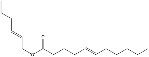 5-Undecenoic acid 2-hexenyl ester Struktur