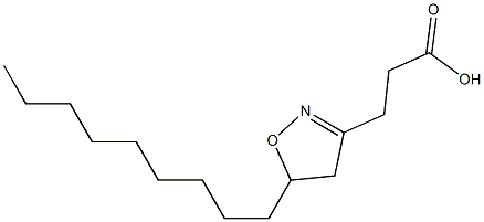 4,5-Dihydro-5-nonylisoxazole-3-propionic acid Structure