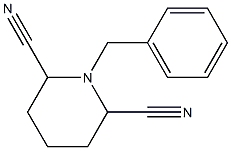 1-Benzylpiperidine-2,6-dicarbonitrile 结构式