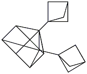 1,4-Bis(bicyclo[1.1.1]pentan-1-yl)pentacyclo[4.2.0.02,5.03,8.04,7]octane,,结构式