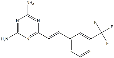 6-[3-(Trifluoromethyl)styryl]-1,3,5-triazine-2,4-diamine