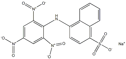 4-[(2,4,6-Trinitrophenyl)amino]naphthalene-1-sulfonic acid sodium salt