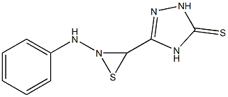 5-[(2-Phenylhydrazono)mercaptomethyl]-2H-1,2,4-triazole-3(4H)-thione Structure
