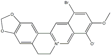 [5,6-Dihydro-10-methoxy-12-bromobenzo[g]-1,3-benzodioxolo[5,6-a]quinolizinium]-9-olate